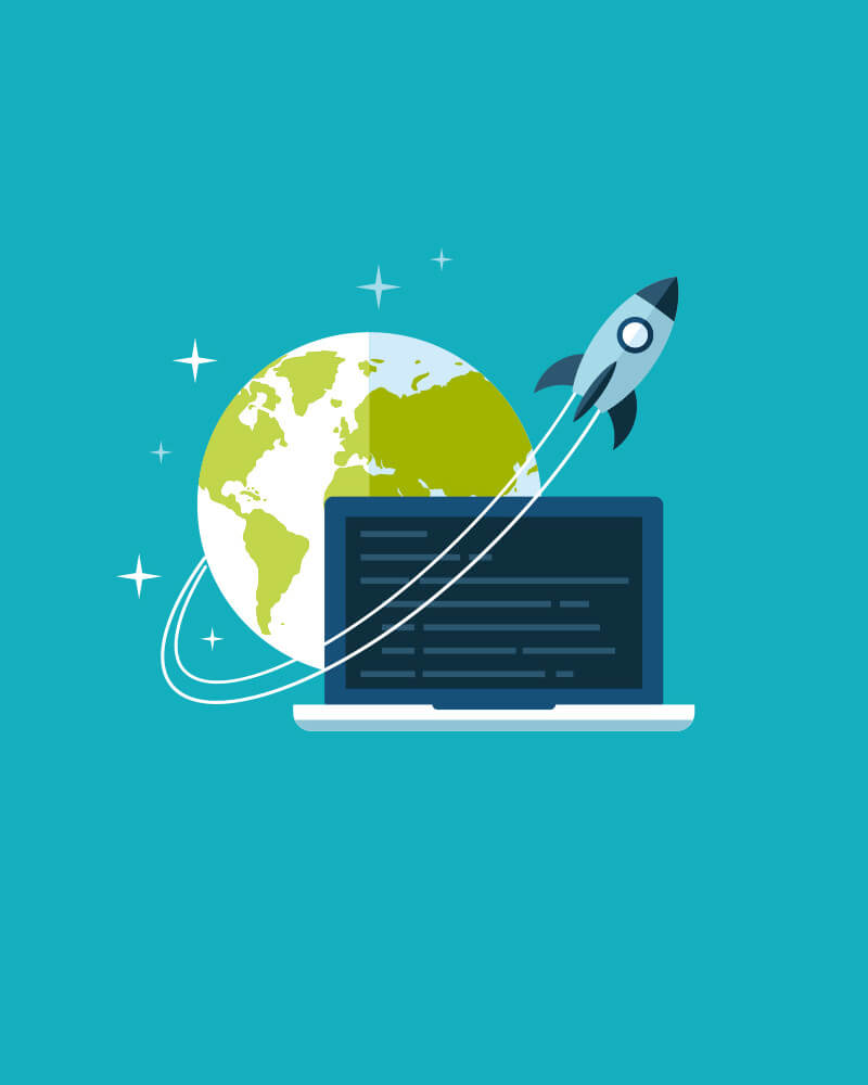 Global Launch Illustration Global Launch Illustration